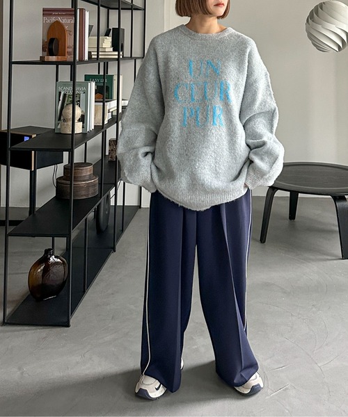 「PILIT」 長袖ニット MEDIUM ブラウン レディース_画像4