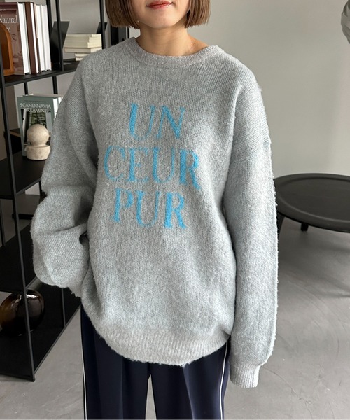 「PILIT」 長袖ニット MEDIUM ブラウン レディース_画像6