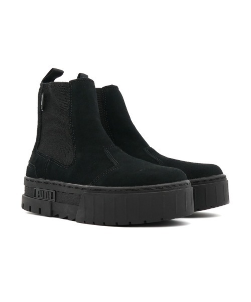 「PUMA」 シューズ 22.5cm ブラック レディース_画像9