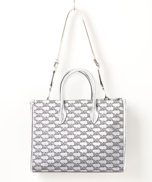 「MICHAEL KORS」 ハンドバッグ FREE シルバー レディースの画像