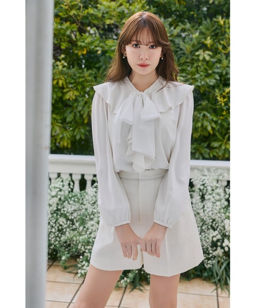 要コメント！her lip to Romantic Ruffled Blouse 中古・古着通販】Her lip to (ハーリップトゥ) Fleurine Ruffle Blouse
