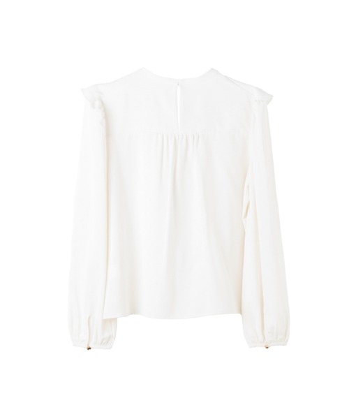 週末限定セール！her lip to romantic ruffled ブラウス Her lip to ブラウス シャツ Ruffled Frill Bow Blouse レディース