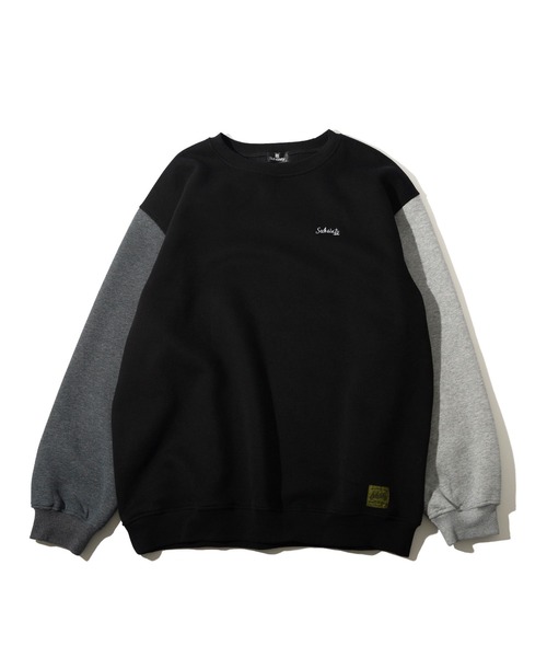 「Subciety」 スウェットカットソー LARGE ブラック メンズ_画像5
