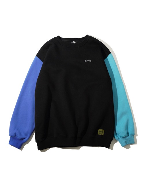 「Subciety」 スウェットカットソー LARGE ブラック メンズ_画像6