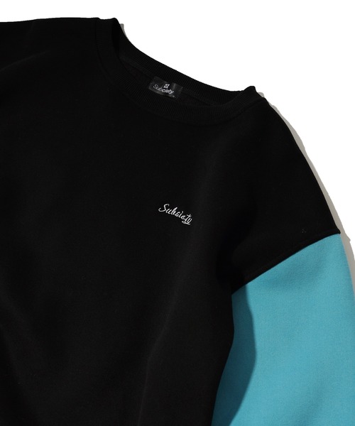 「Subciety」 スウェットカットソー LARGE ブラック メンズ_画像8