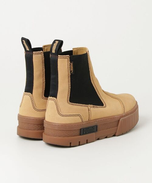「PUMA」 ショートブーツ 23.0cm ベージュ系その他 レディース_画像2