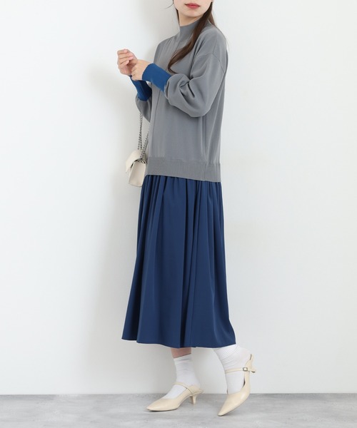 「Anna Nicola」 ドッキングワンピース 38 ブラック レディース_画像8