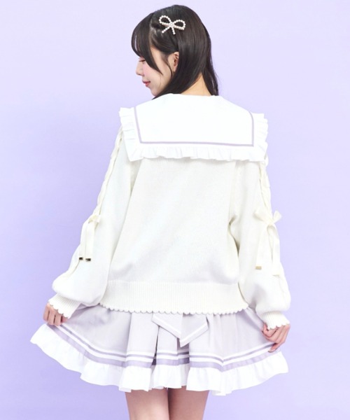 ハニーミーハニー レースアップハイネックニット HONEY MI HONEY＞TOPS＞KNIT