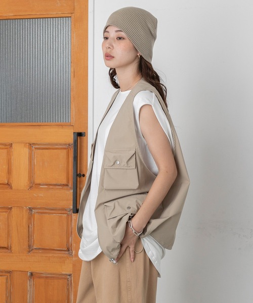 PICHI ベスト ジレ ミリタリーベスト レディース : ZOZOTOWN Yahoo!店