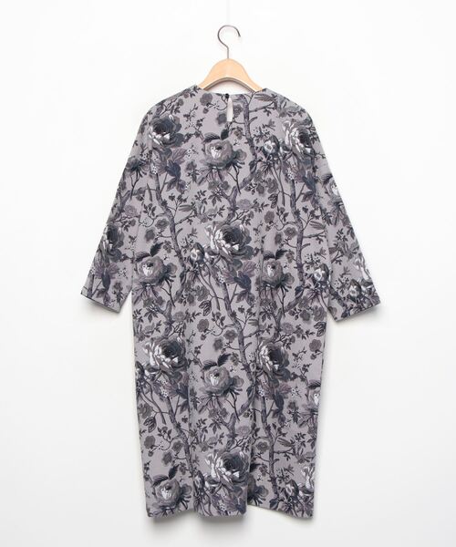 「BOHEMIANS」 長袖ワンピース 1 グレー レディース_画像2