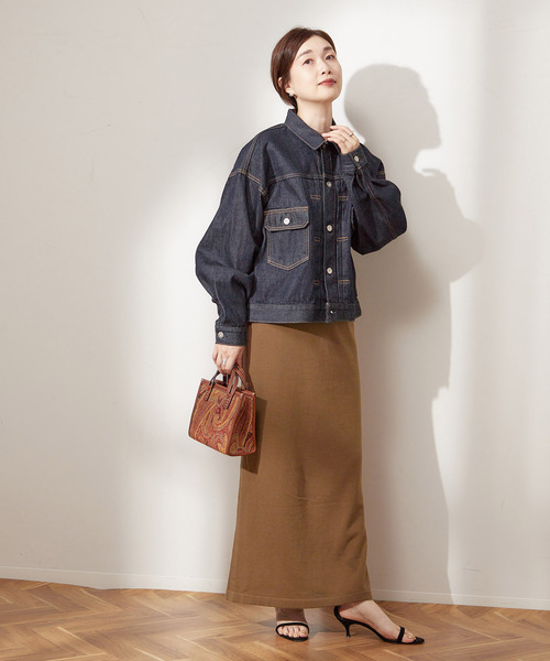 「journal standard L'essage」 ニットスカート FREE キャメル レディース_画像8