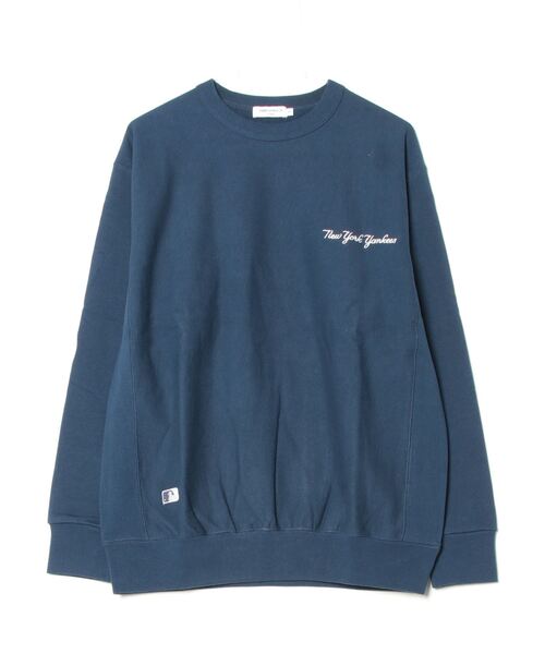 「AMERICAN RAG CIE」 スウェットカットソー S ネイビー メンズ_画像2