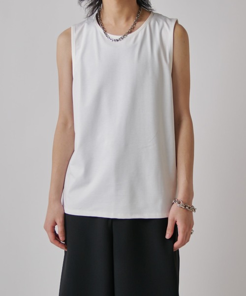 gadid anoniem LEWIN / WHITE タンクトップ 新品【即日発送】GADID ANONIEM LEWIN WHITE タンクトップ 【公式通販】