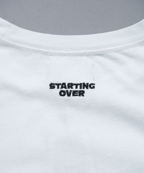 「Starting Over」 半袖Tシャツ L ホワイト系その他5 メンズ_画像7