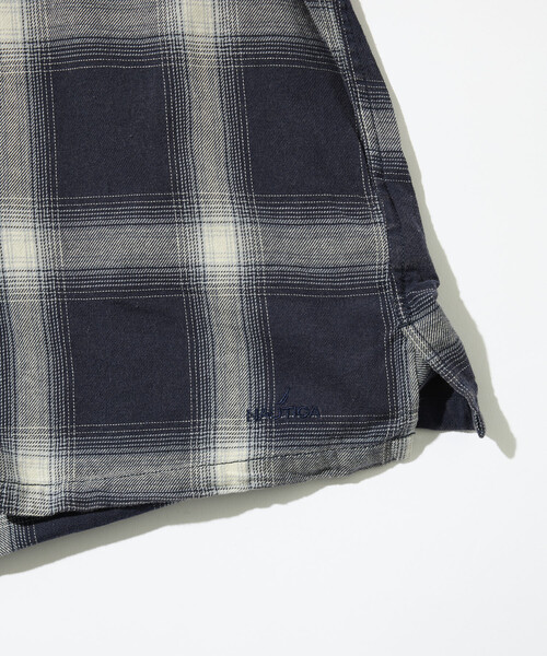 NAUTICA（ノーティカ） シャツ ブリーチ オンブレ L/S オープンカラー