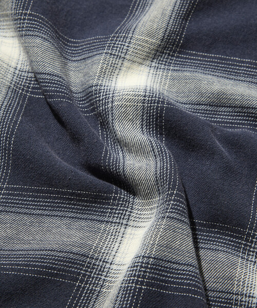 NAUTICA（ノーティカ） シャツ ブリーチ オンブレ L/S オープンカラー