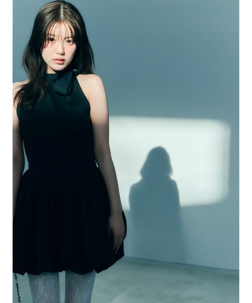 SNIDEL（スナイデル） ドレス ボリュームバルーンミニドレス