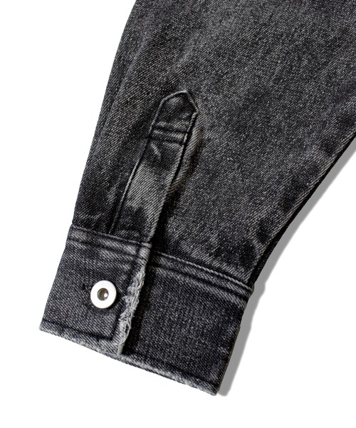 「JACKROSE」 長袖シャツ M ブラック メンズ_画像6