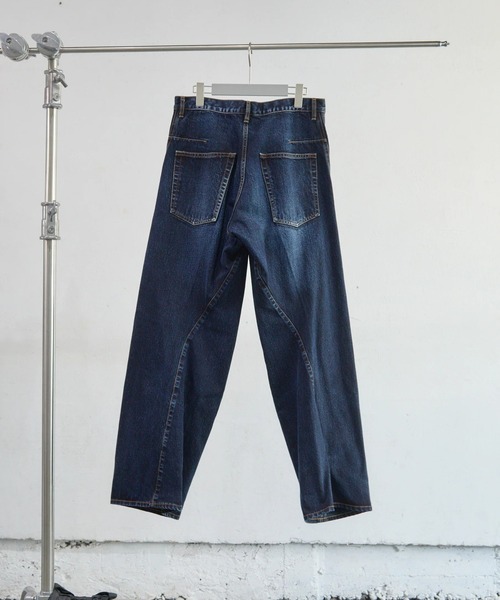 ジーンズ 3D TWISTED WIDE LEG JEANS メンズの画像