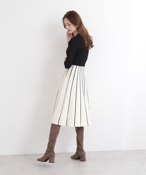「JILL by JILL STUART」 ニットワンピース FREE ブラウン レディース_画像7