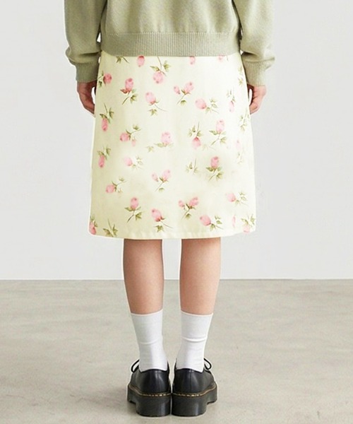 core core スカート 花柄ひざ丈タイトスカート : ZOZOTOWN Yahoo!店