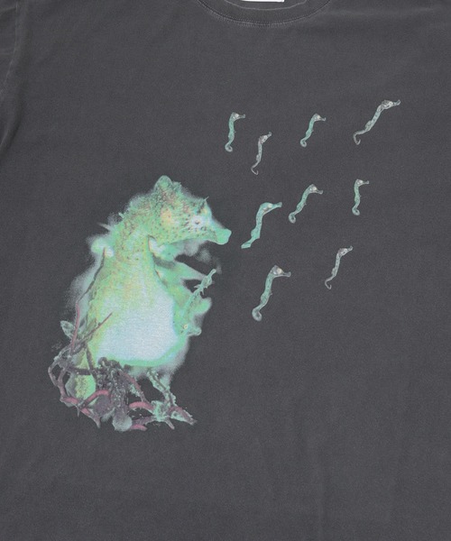 「NIRVANA」 「id」半袖Tシャツ MEDIUM グレー メンズ_画像3