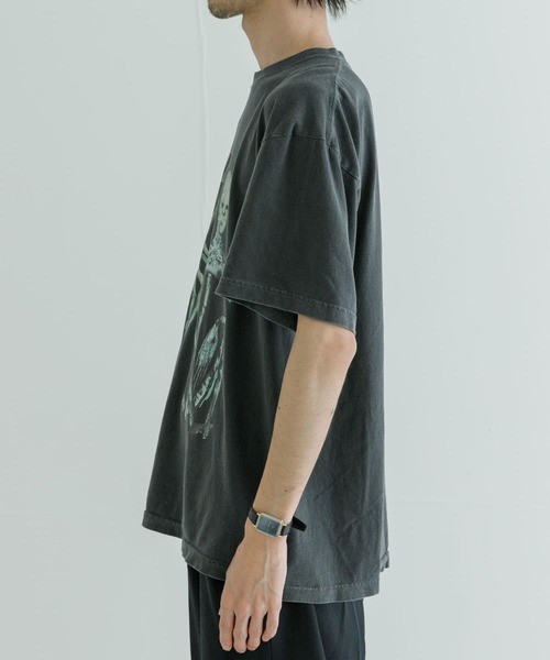 「NIRVANA」 「id」半袖Tシャツ MEDIUM グレー メンズ_画像6