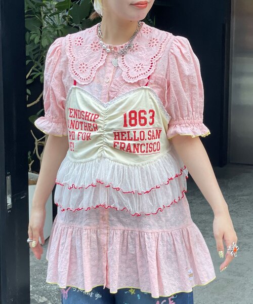 HELLO.SANFRANCISCO（ハローサンフランシスコ） ブラウス シャツ 半袖