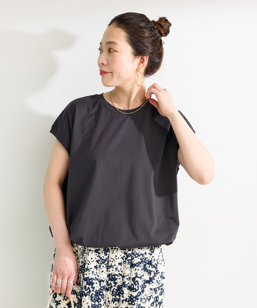 B.C STOCK（ベーセーストック） tシャツ 半袖 UVcare / 接触冷感 / 遮