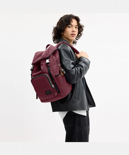 【マルマル】COACH リュック バッグパック シグネチャー コーチ リュック シグネチャーの商品一覧 通販 - Yahoo!ショッピング