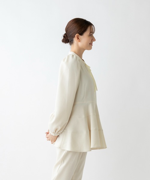 「Sono」 長袖ブラウス 1 ベージュ レディース_画像7