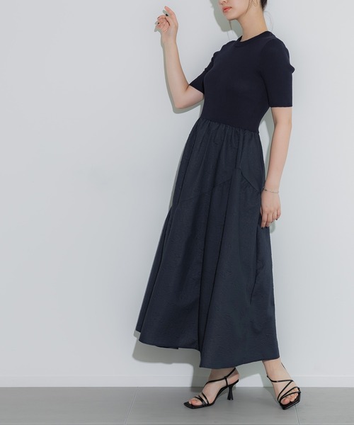 「coca(coca)」 ドッキングワンピース ONE SIZE ネイビー レディース_画像7