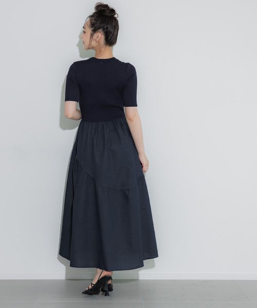 「coca(coca)」 ドッキングワンピース ONE SIZE ネイビー レディース_画像8