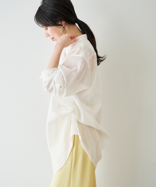 「Plage」 長袖ブラウス - ピンク レディース_画像2