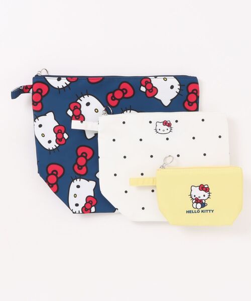 「JEANASIS」 ポーチ「HELLO KITTYコラボ」 FREE ネイビー レディース_画像2
