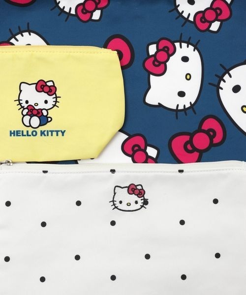 「JEANASIS」 ポーチ「HELLO KITTYコラボ」 FREE ネイビー レディース_画像3