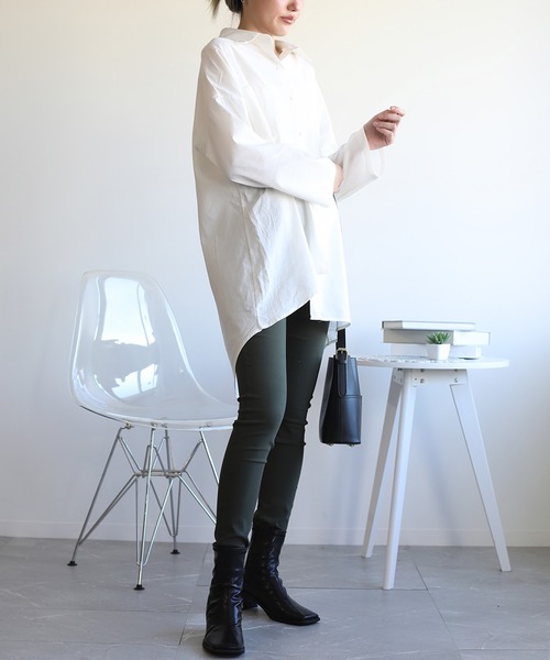 レギンス スパッツ ハイウエストストレッチ美脚スキニーレギンスパンツ (LV) レディース | aimoha | 16