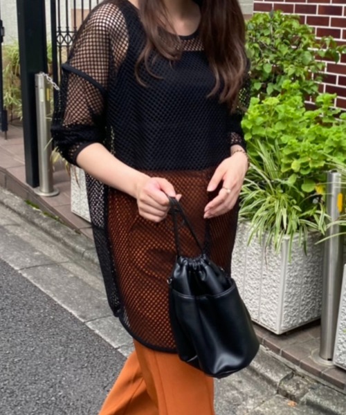 WEGO（ウィゴー） tシャツ Tシャツ WEGO/ビックメッシュロンT