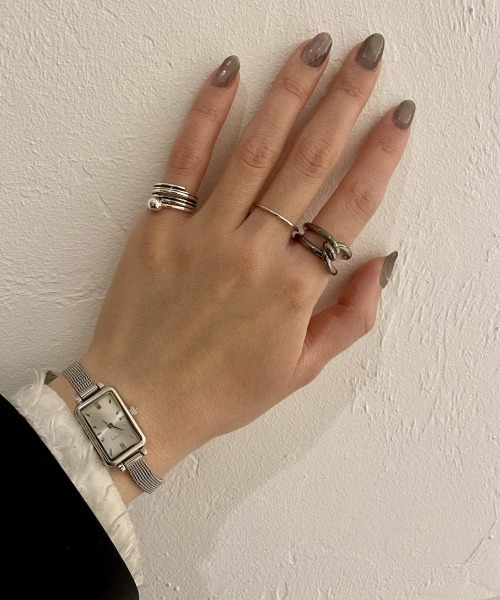 Jouete（ジュエッテ） 指輪 リング K10WG プレーン リング レディース