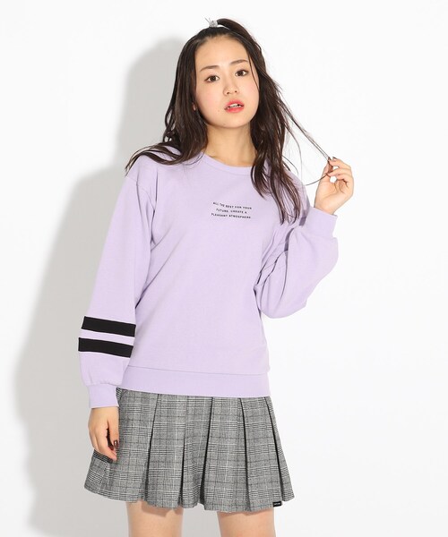 スウェット 【WEB限定カラーあり/コットン100%】PINK-latte×アニマル・ドネーション COOLBOX裏毛トップス|ZOZOTOWN PayPayモール店|04