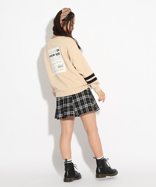 スウェット 【WEB限定カラーあり/コットン100%】PINK-latte×アニマル・ドネーション COOLBOX裏毛トップス|ZOZOTOWN PayPayモール店|06
