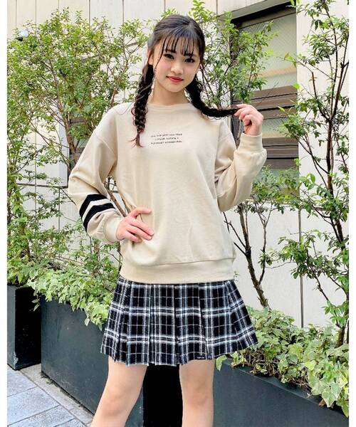 スウェット 【WEB限定カラーあり/コットン100%】PINK-latte×アニマル・ドネーション COOLBOX裏毛トップス|ZOZOTOWN PayPayモール店|11