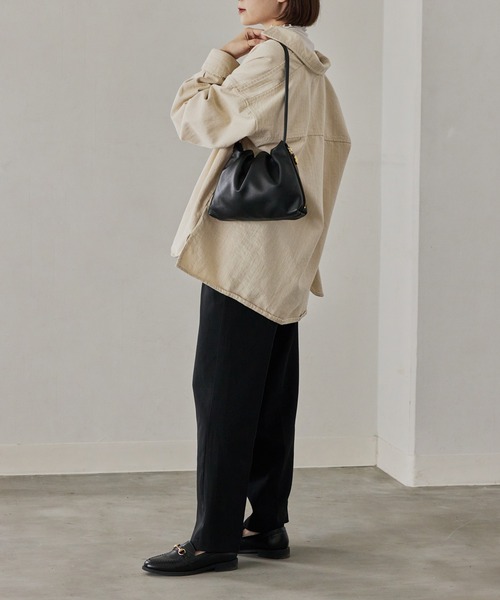 ショルダーバッグ バッグ 【追加予約受付中】《gem_by russet》レザーワンハンドルバッグ〈WEB限定〉 追加予約受付中 gem_by russet