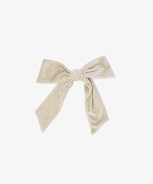 Chapeau d' O ヘアクリップ Velour Ribbon D.Clip