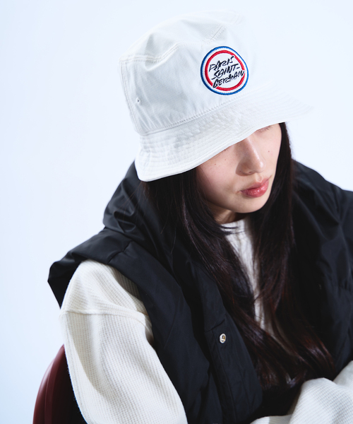 帽子 ハット 「Futura × Paris Saint-Germain」ロゴ刺しゅう バケット