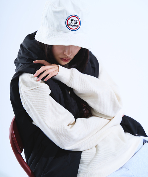 帽子 ハット 「Futura × Paris Saint-Germain」ロゴ刺しゅう バケット