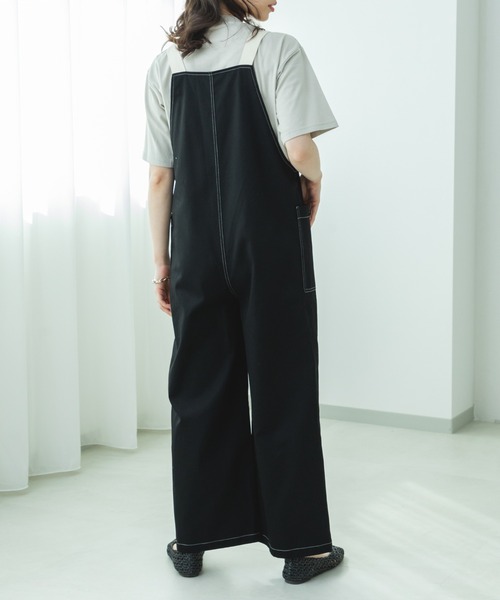 【美品】Diagramオールインワン サロペット　サイズ38 （M） Diagram（ダイアグラム） WOMEN オールインワン・サロペット