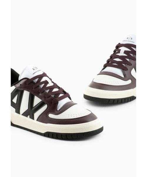 スニーカー 【A|X アルマーニ エクスチェンジ】AXロゴ　レースアップスニーカー A|X アルマーニ エクスチェンジ ARMANI