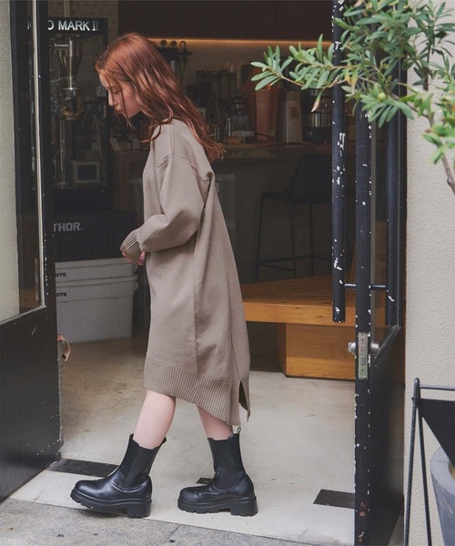 TED BAKER デッドベイカー リブニットワンピース LATINIA TED BAKER デッドベイカー リブニットワンピース LATINIA TED BAKER