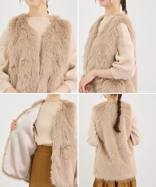 Dorry Doll（ドリードール） ベスト ジレ ファーベスト レディース